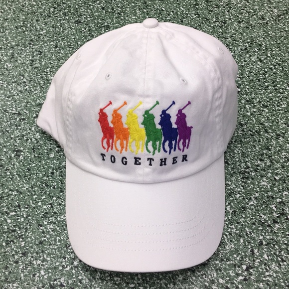 Polo Ralph Lauren Pride White Chino Adjustable Cap - Picture 2 of 15